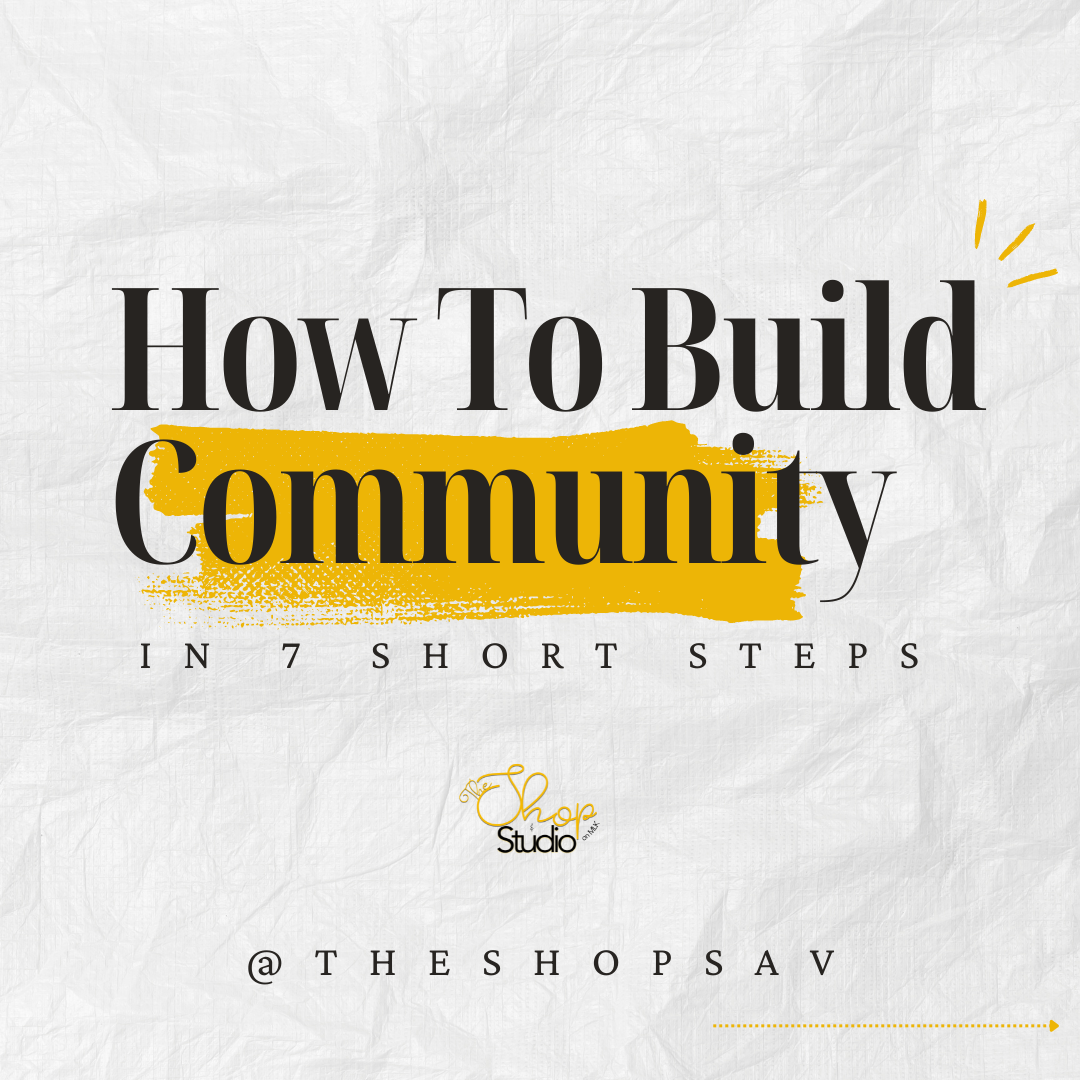 How to Build Community